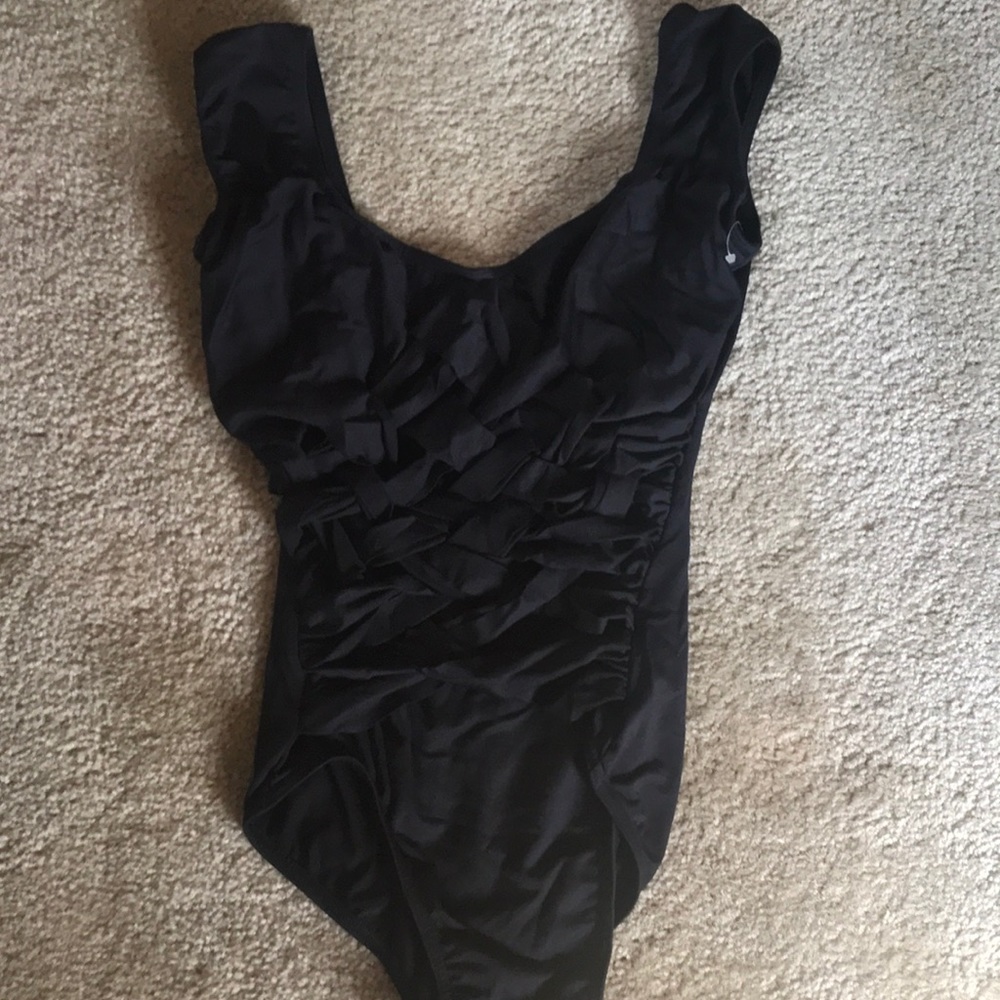 Mirella NWOT black leotard